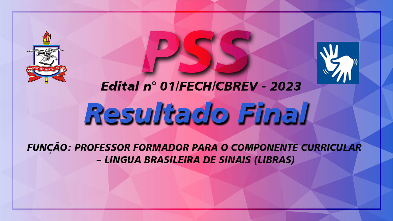 PSS 2023 - Edital 01/FECH/CBREV - Resultado final